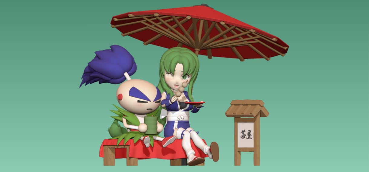 SDキャラクターの３Dモデリングをします あなたのSDキャラクターをフィギュアに！ イメージ1