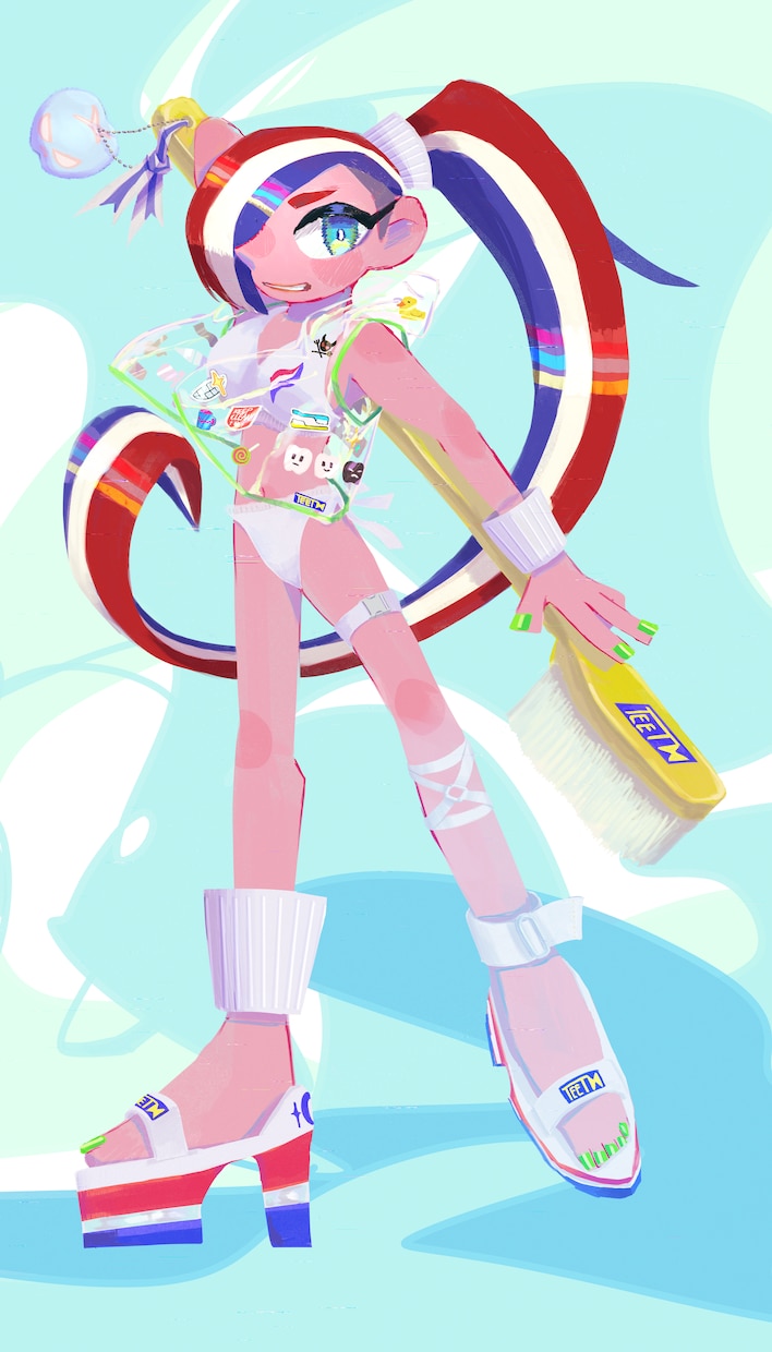 個性的なイラスト描きます ポップなデフォルメのイラストです！ イメージ2