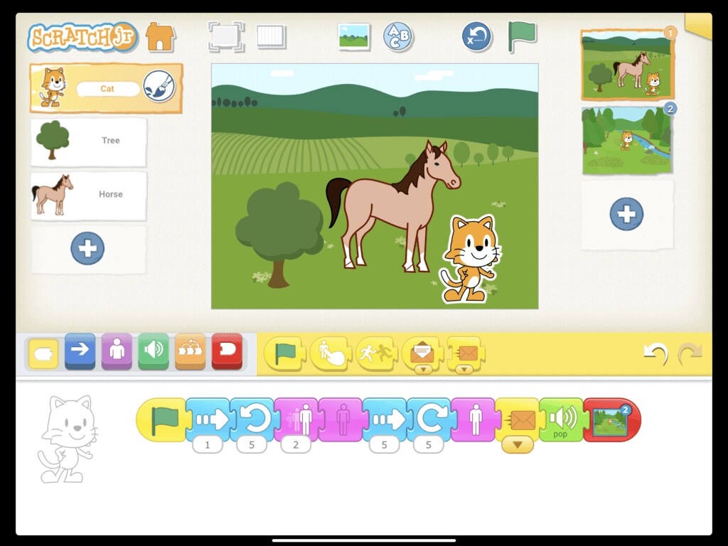 こどもScratchJrプログラミング教えます 幼児向け、ScratchJrでかんたんプログラミング！ イメージ3