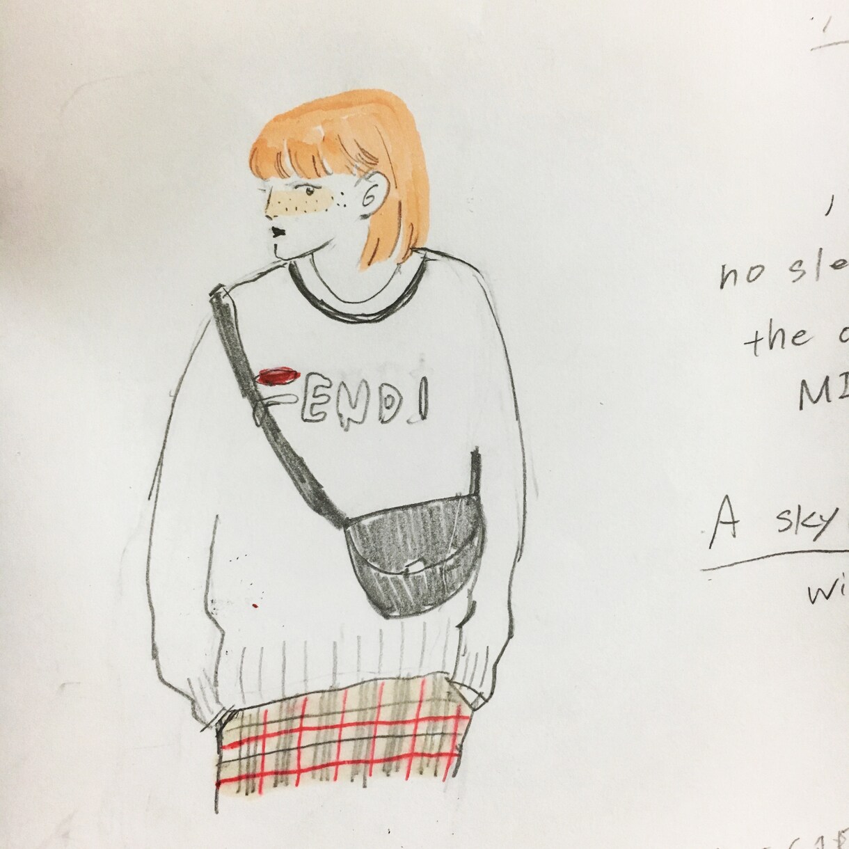 オシャレな女の子のイラストを描きます 雑誌、コラムに挿絵を添え、センスよく見せませんか？ イメージ3