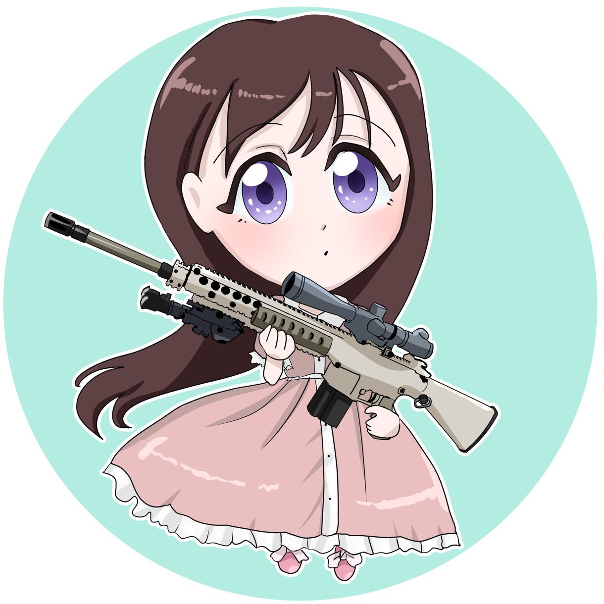 2頭身ミニキャラアイコン作成します TwitterなどのSNSで使えます！ イメージ2