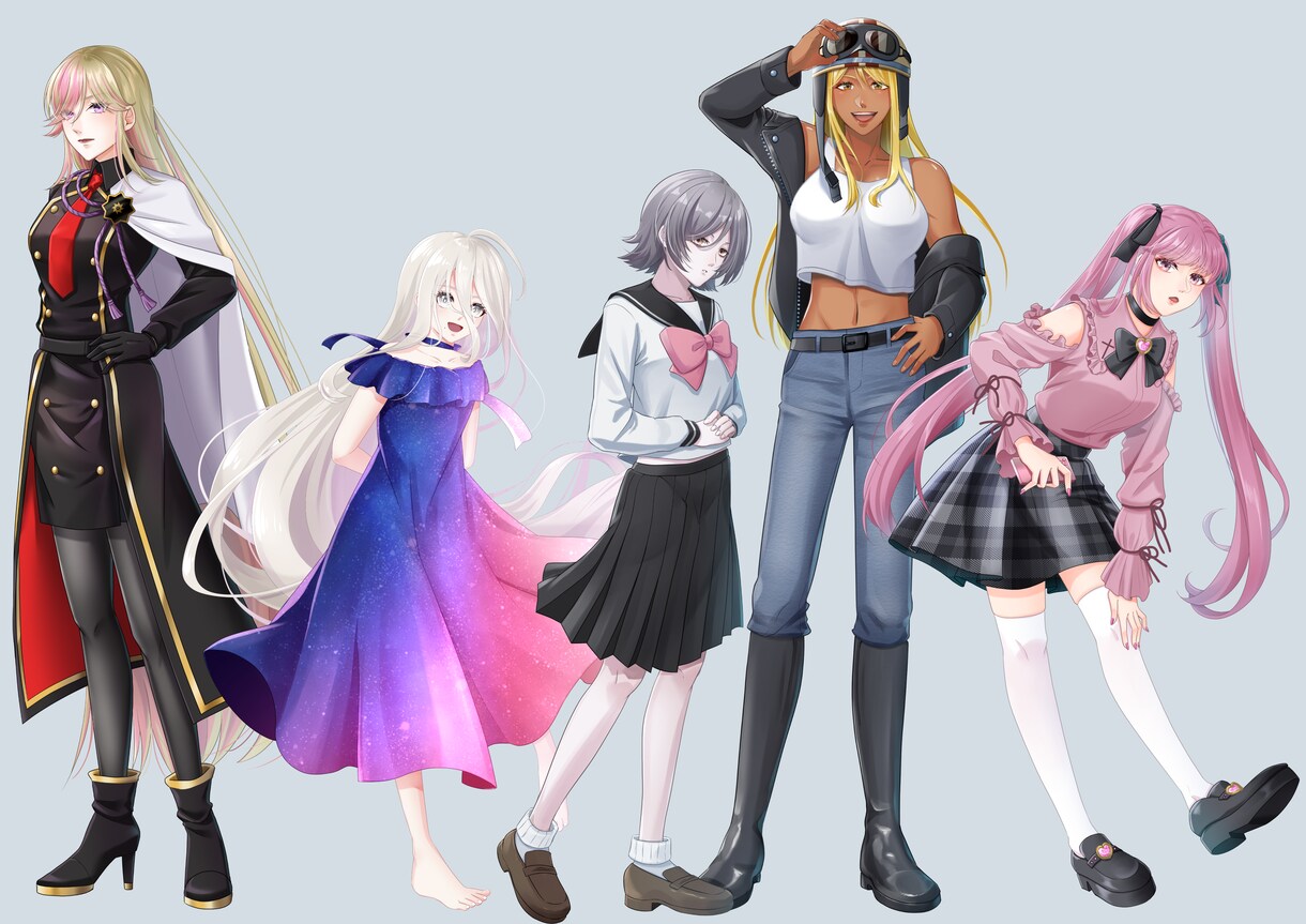 様々対応！理想のキャラクターをお仕立ていたします 顔から全身まで、老若男女問わず理想のキャラクターを作成します イメージ4