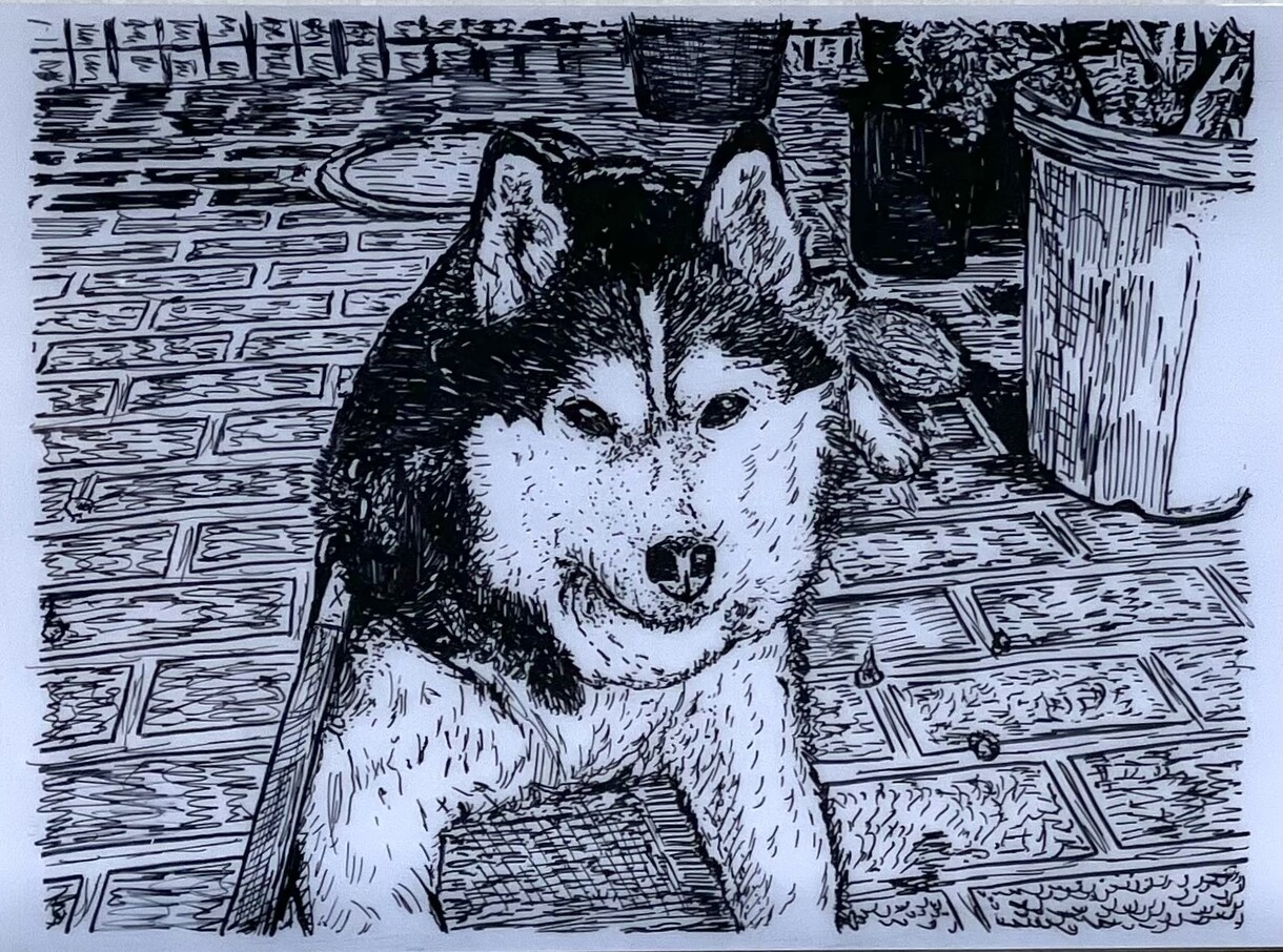 あなたのペットの写真からイラストを描きます キャッチーなコピーも併せて提供させて頂きます。 イメージ10