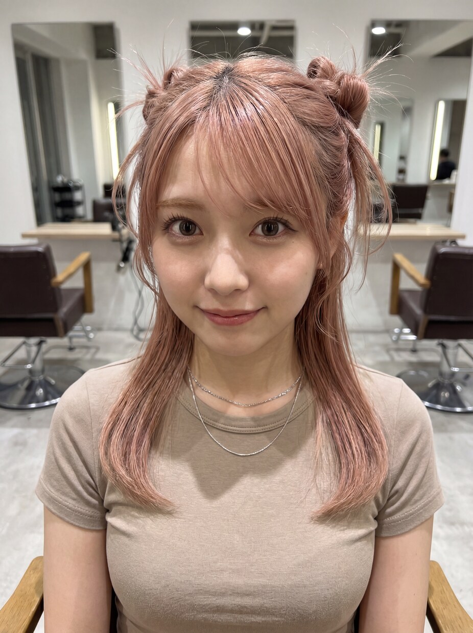 即日納品可!【美容室用ヘアスタイル写真】作成します Z世代人気の韓国風レイヤーからシニアのひし形ショートボブまで イメージ7