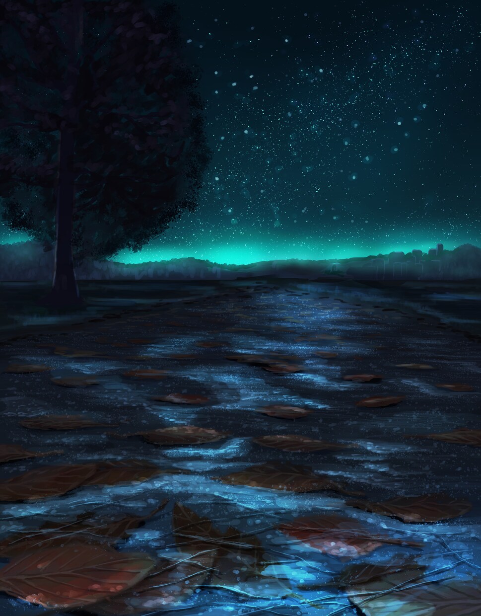 幻想的な星空のイラストを描きます プレゼントや動画内のイラストなどにご利用いただけます。 イメージ6