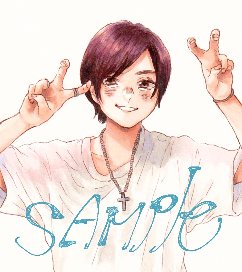 アイコン/似顔絵】少し漫画風の暖かい絵を描きます 2次元よりだけどどこか生きている感じのイラストです イメージ8