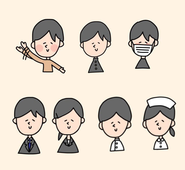 最短即日！ゆるかわ×少しシュールなイラスト描きます ＊商用ok＊似顔絵やアイコンに＊ゆるくてかわいいちびキャラ イメージ7