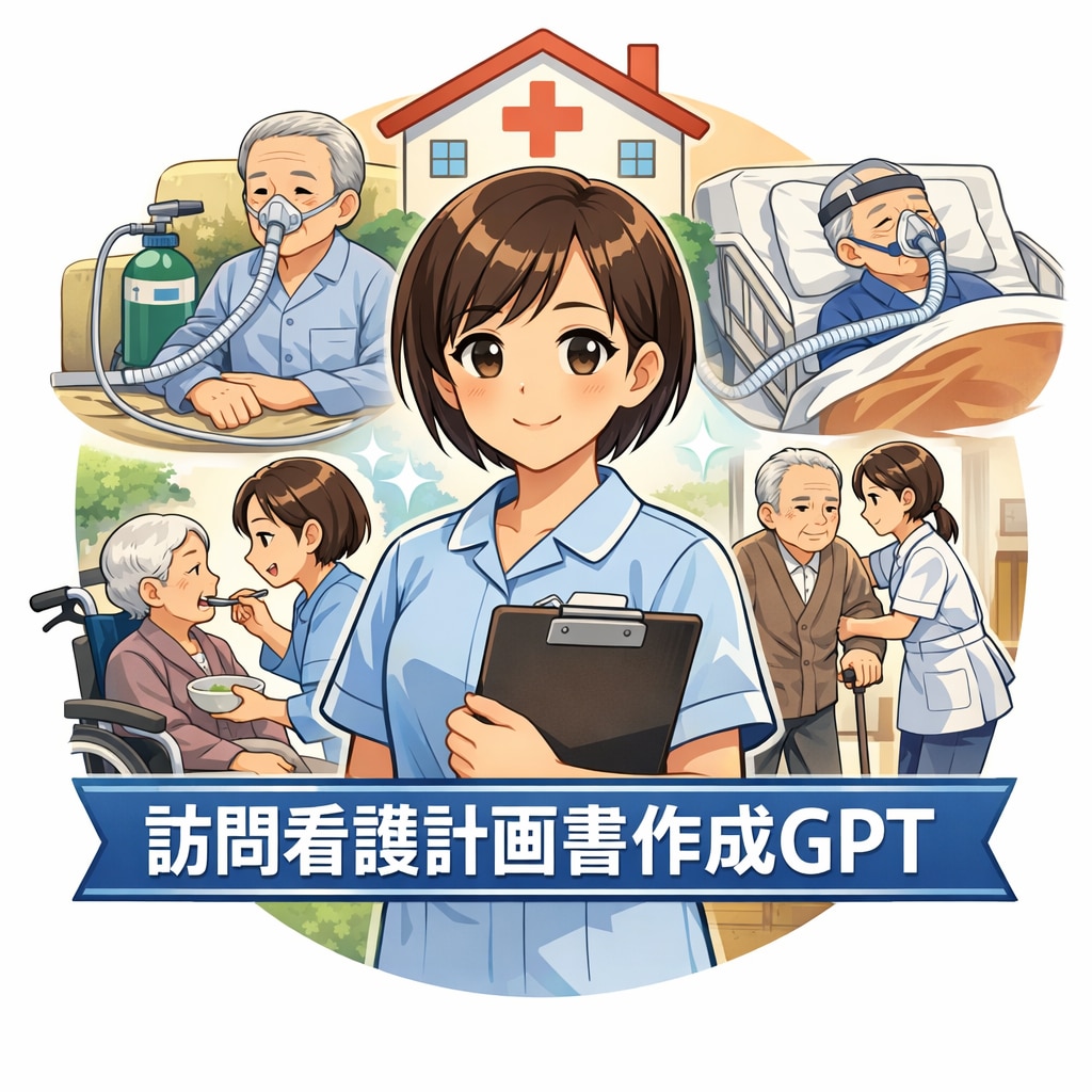 訪問看護師があなた専用GPTsを作ります 訪問看護記録・報告書の時間を大幅に短縮 イメージ5