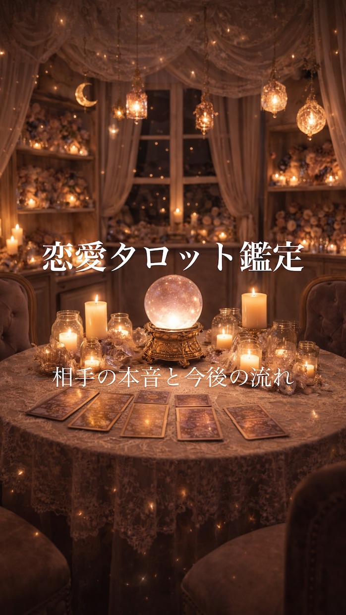 恋愛タロットでお相手の本音を占います 恋愛について過去現在未来、あなたの知りたいことを読み解きます イメージ1