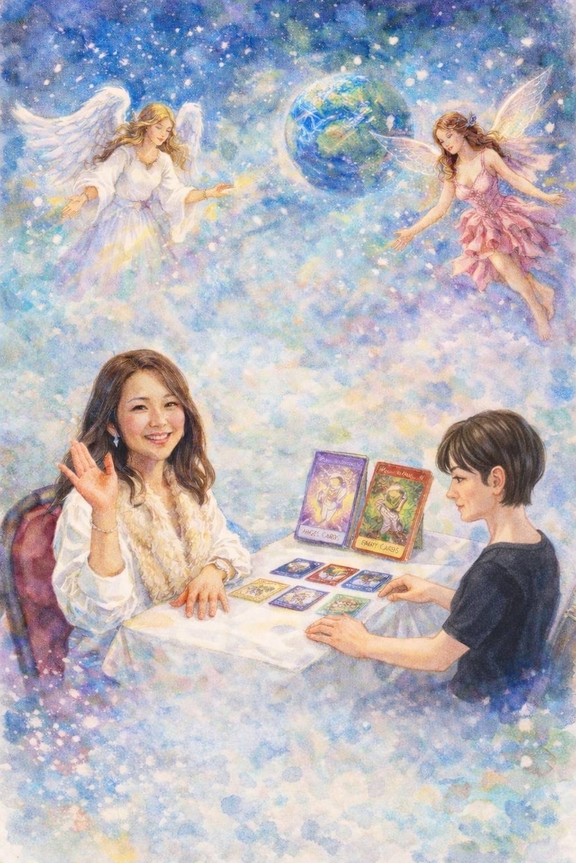 天使と妖精からの助言をお伝えします ＜天使と妖精✖︎潜在意識＞うさこの魔女占い イメージ1