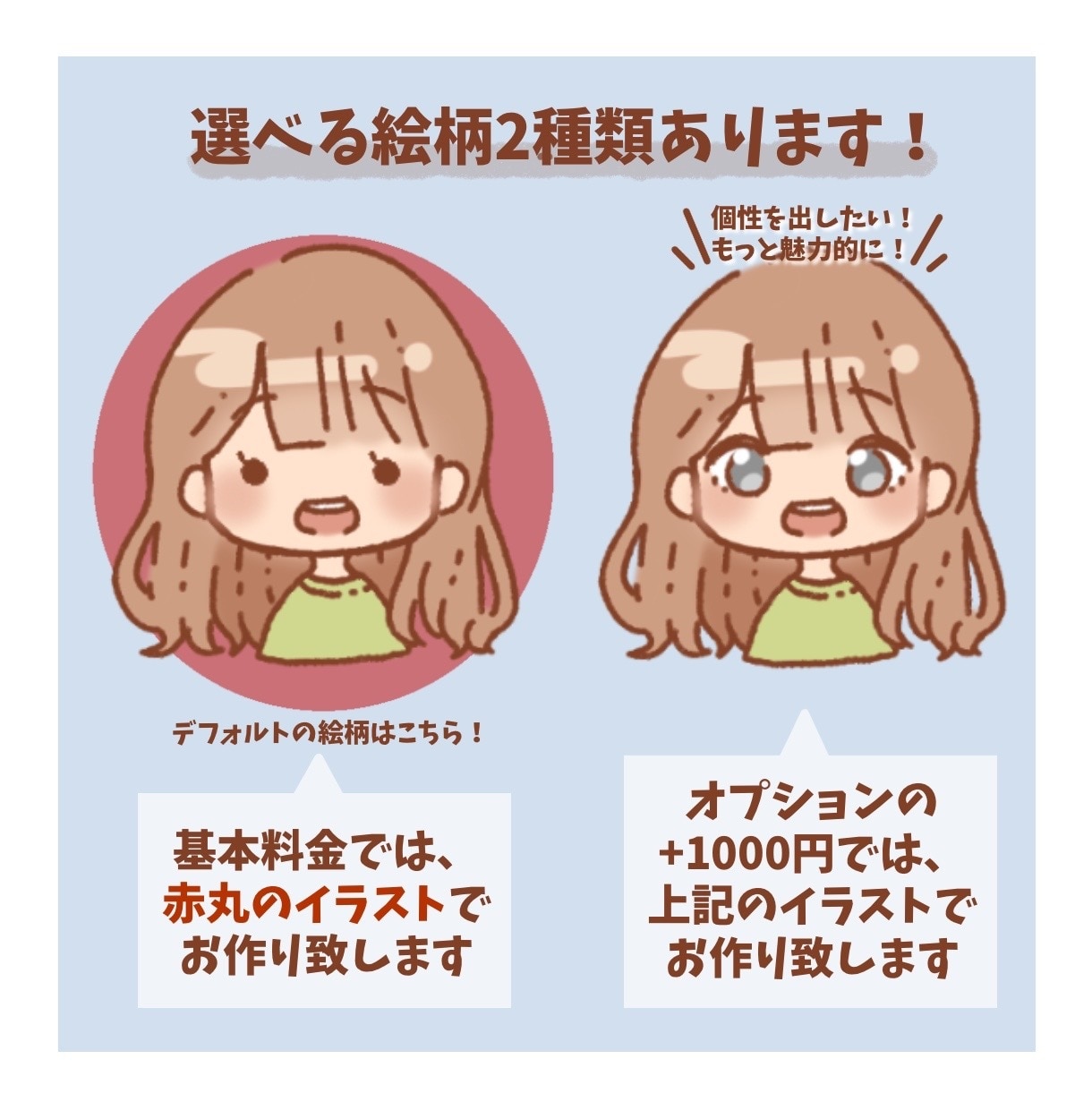 手書き風の柔らかいイラストお作りいたします SNSや配信に使えるゆるかわアイコン描きます イメージ3