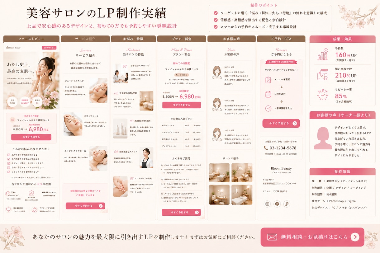 期間限定15,000円★集客用LPを制作します 行動につながる集客LPを制作します イメージ6