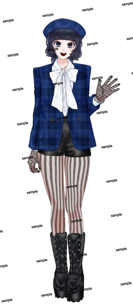 イリアムでも使用可能なオリジナル立ち絵を制作します 滑らかな反応のお顔と可愛いデザインのキャラクターをご提案！ イメージ3