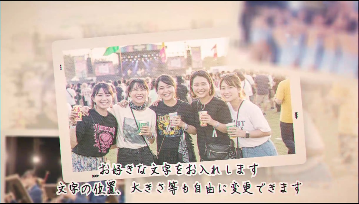 丸投げ簡単！手書文字の感動レタームービ作ります 好きな曲で、テキスト自由！あなただけのオリジナルムービー！ イメージ1