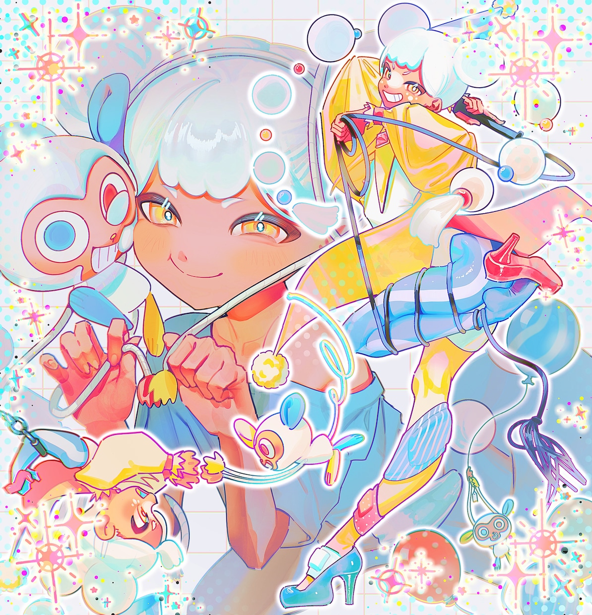 キャラクターイラストの制作いたします 配信活動/商用利用/個人使用等 幅広い用途で使用可能 イメージ3