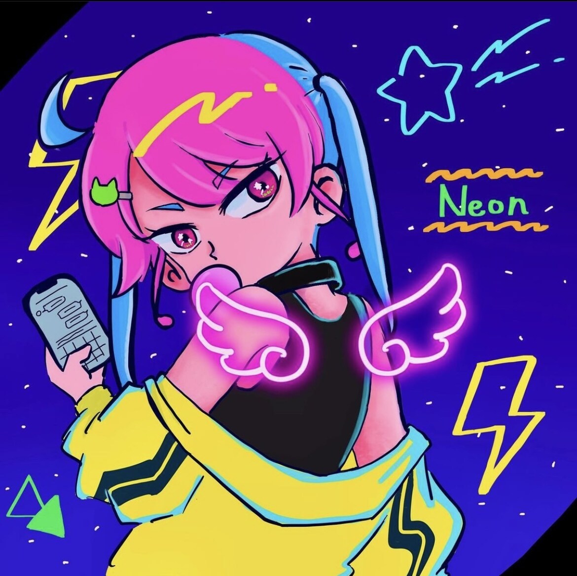 SNS用アイコンうけたまわります ネオンカラーやレトロポップな雰囲気がお好きな方おすすめです！ イメージ4
