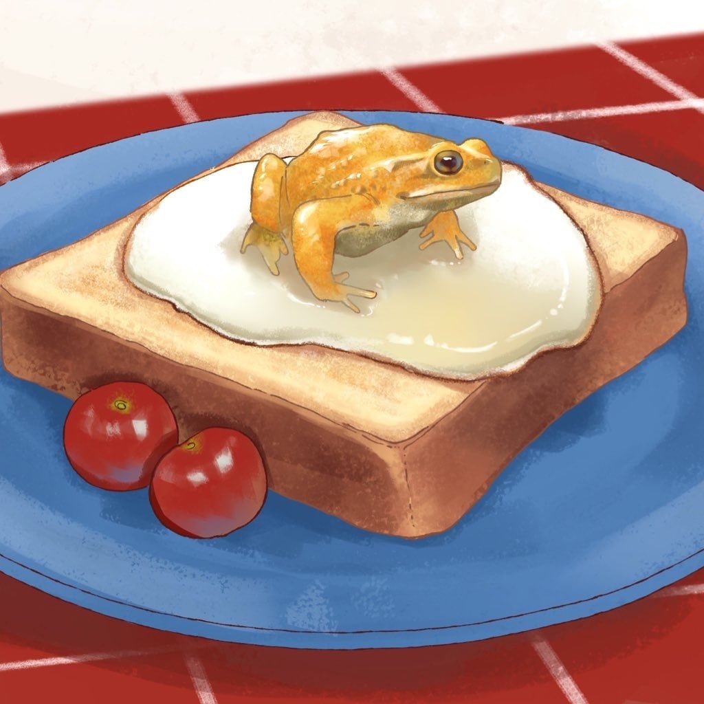ペット×食べ物のオシャレなイラストを描きます ★猫、犬、両生類、爬虫類など、どんな動物もリアルな質感で★ イメージ4