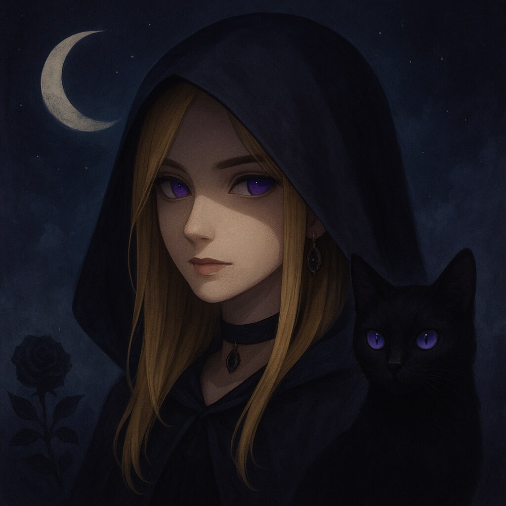 SNS/LINEで使えるアイコンを作成します ミステリアスで謎めいたクールな女子を題材に作成しました イメージ1