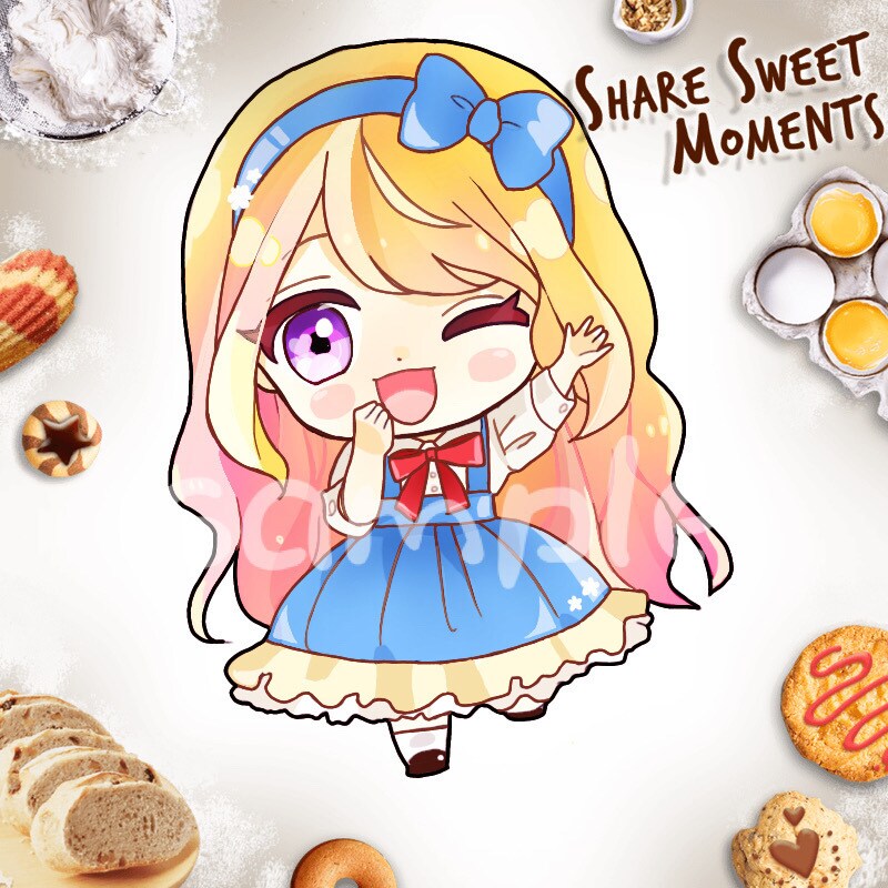 かわゆ〜いちびキャラのイラスト作製します 2頭身のキャラクターをSNSなどのアイコンに！ イメージ6