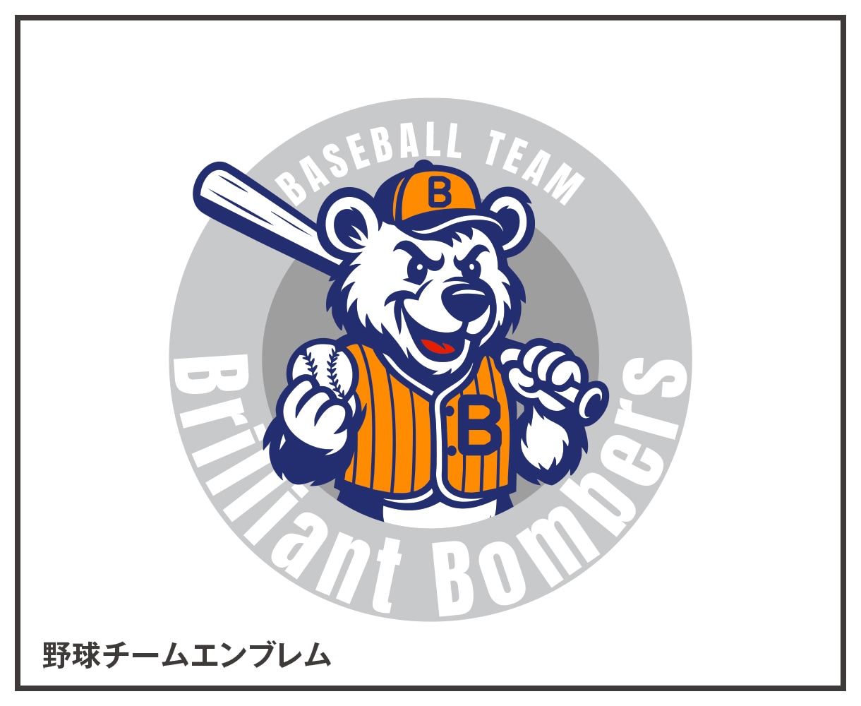 チームの誇りになるエンブレムデザインをお届けします スポーツチーム、部活、同好会、サークル、店舗のロゴまで イメージ3