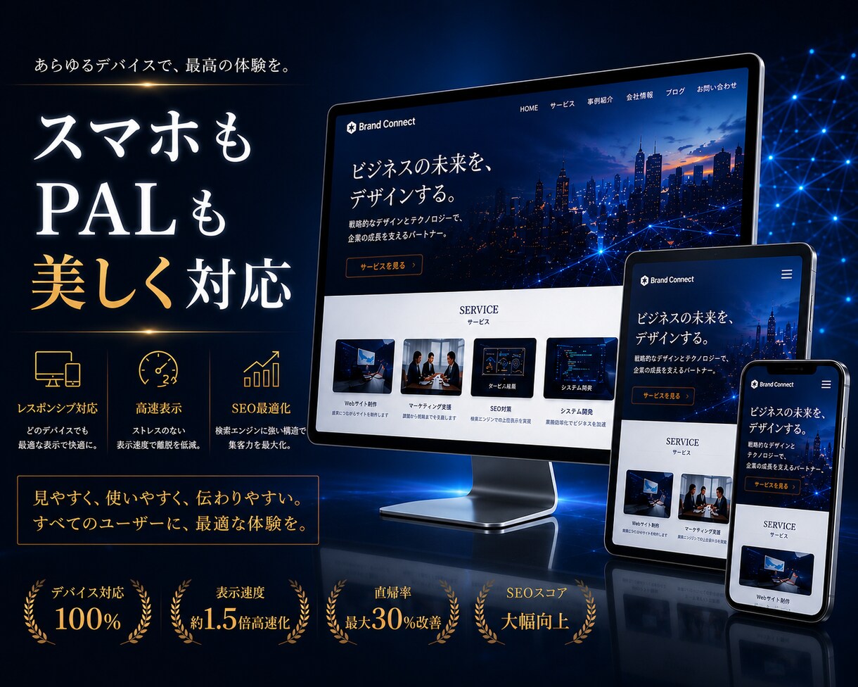 3社様限定価格！AIチャットボットHPを制作します AIチャットボット付き集客HPを制作します｜スマホ対応 イメージ4