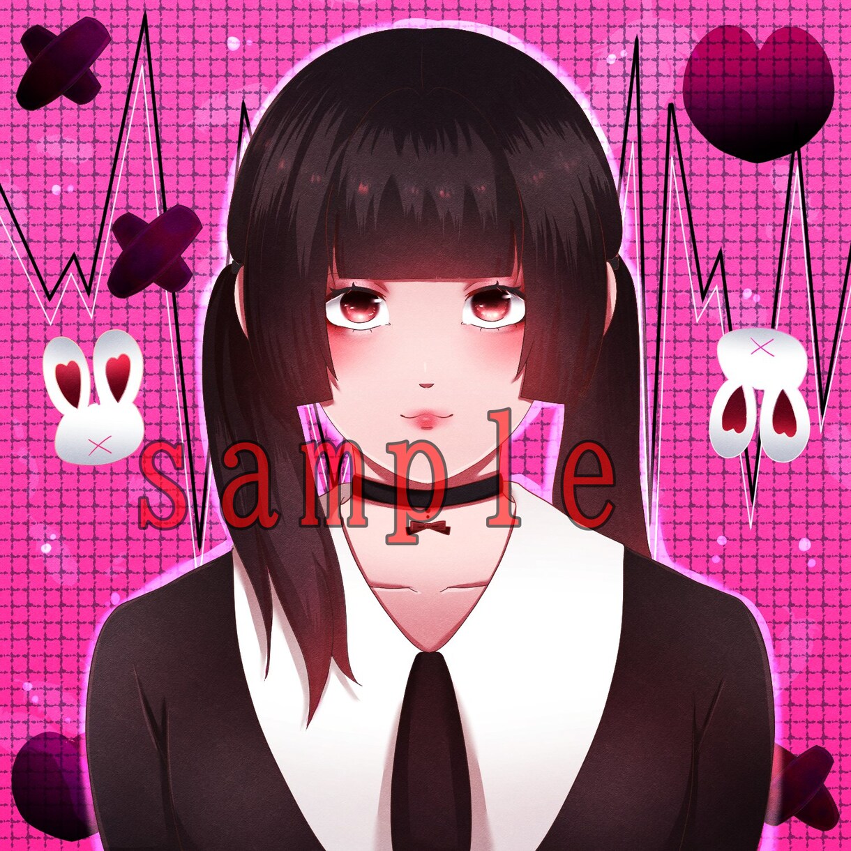 アイコン、イラスト、キャラデザ制作いたします 素敵なキャラを制作します。綺麗なお化粧がポイントです♪ イメージ5