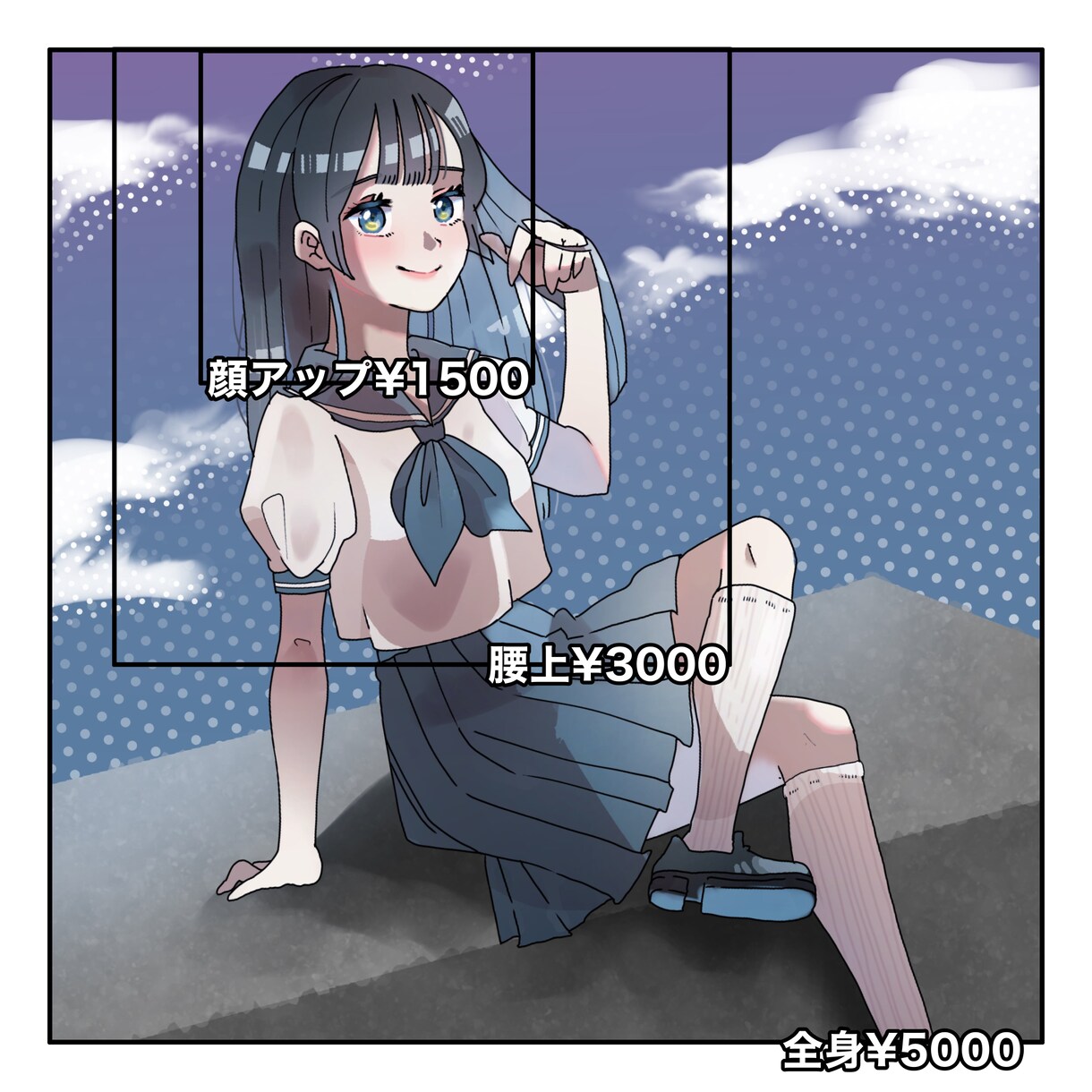 自分だけの素敵なイラスト描きます アイコンやプレゼントなどにいかがですか？❤︎ イメージ2