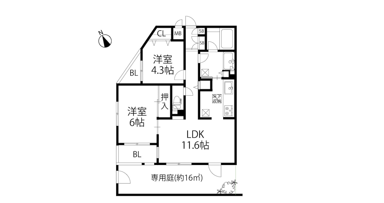 シンプルおしゃれな間取り作成承ります 最短1日！スピーディーでシンプルでおしゃれな間取り作成！ イメージ2