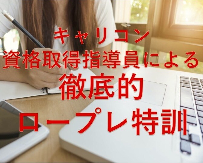プロ指導★キャリコン実技対策、徹底的にご指導します 企業のキャリコン資格取得指導員があなたを全力でサポート！ イメージ1