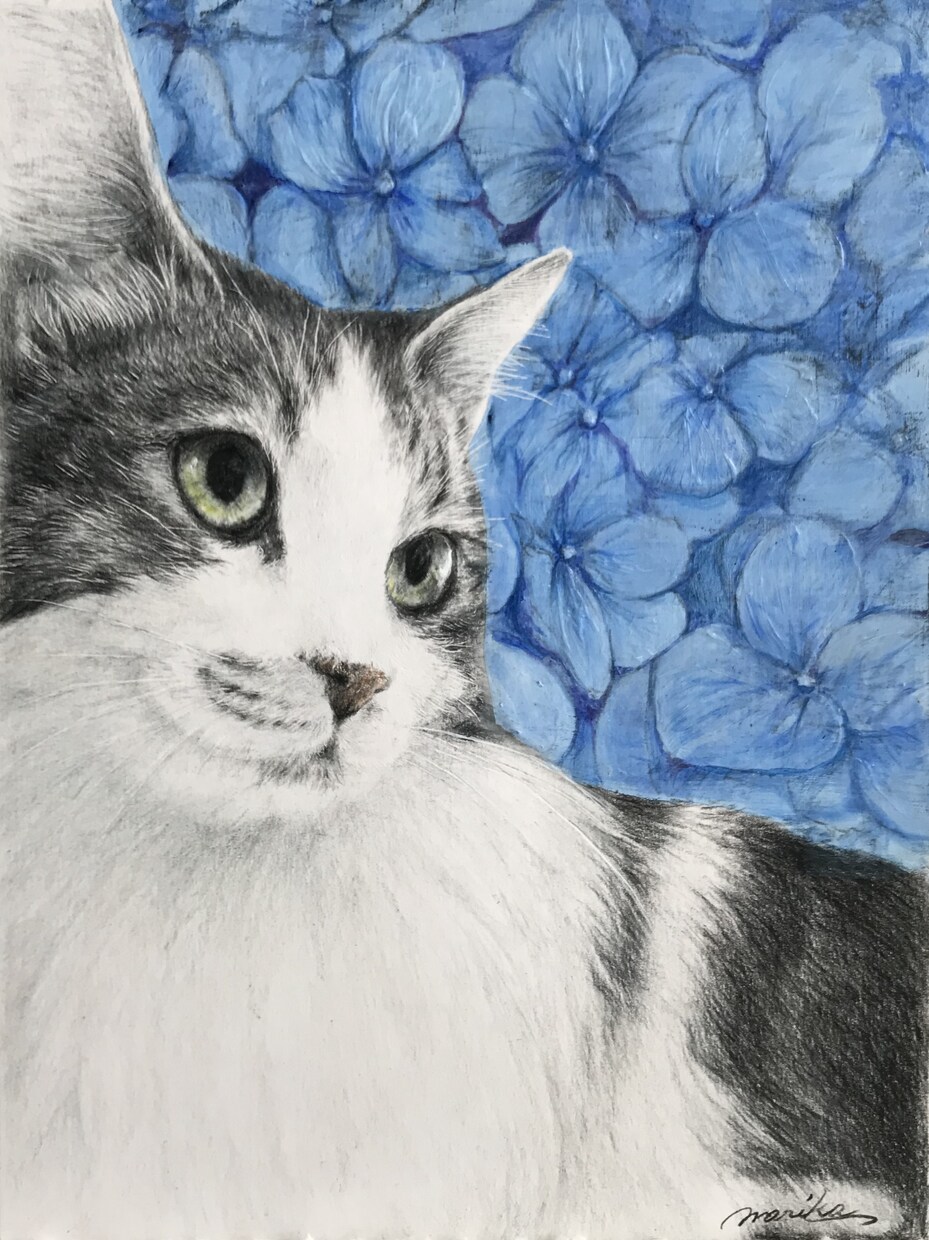 大切なペットをリアルで優しい絵画にいたします 動物を愛する作者が毛の一本一本まで愛情たっぷりに仕上げます。 イメージ7