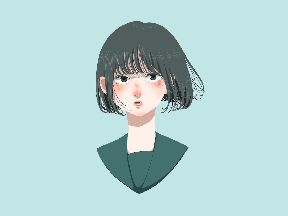 リアルだけどかわいくて優しい、盛れる似顔絵描きます リアルとデフォルメのいいとこ取りのイラストをアイコンに！ イメージ4
