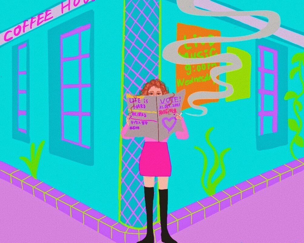 ポップなイラスト描きます あなたの好きな場所、物、ファッションなどなんでもOKです。 イメージ3
