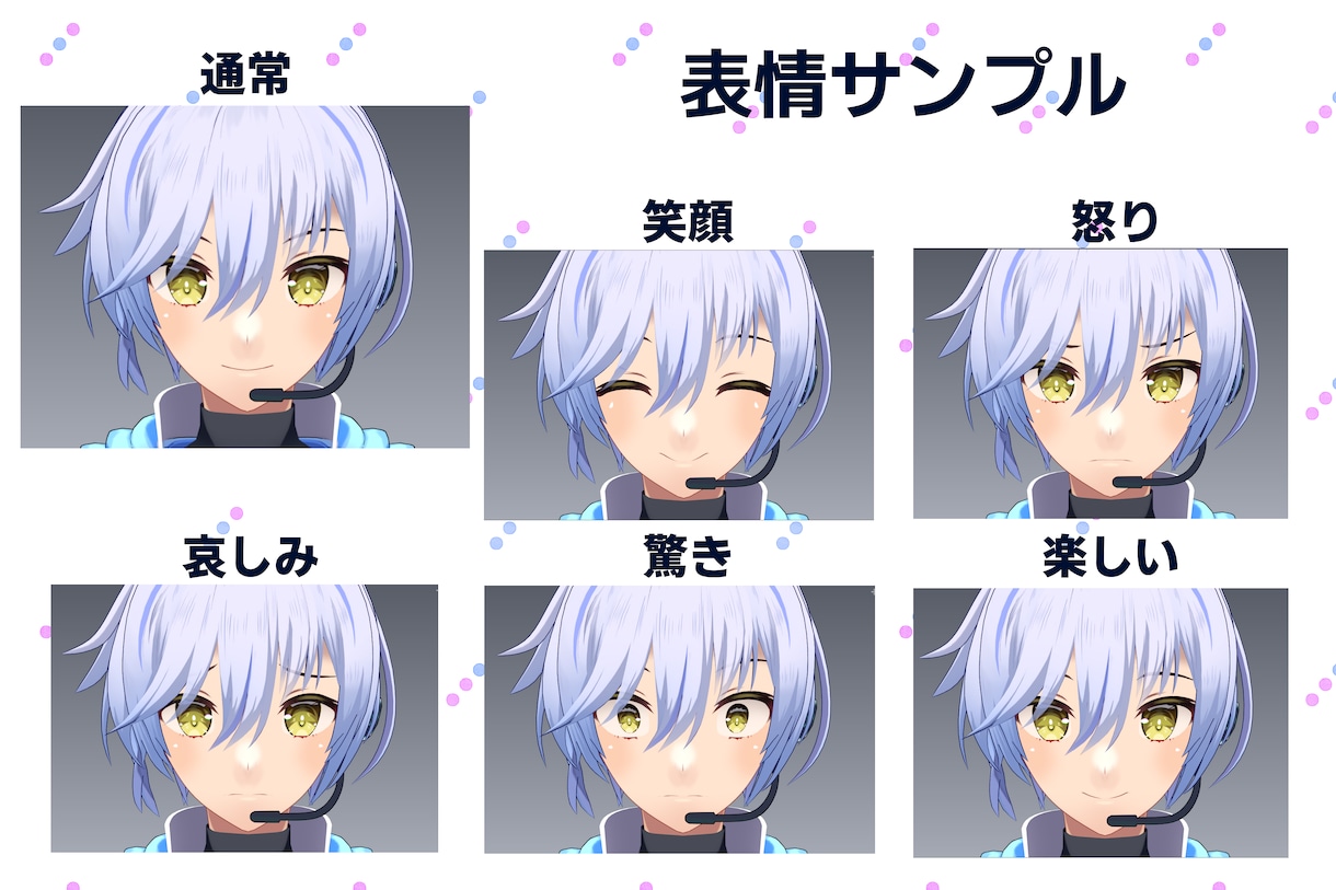 オリジナルの３Dモデルを作製いたします VtuberやVRchat、MMDで使える３Dモデルを作製 イメージ8
