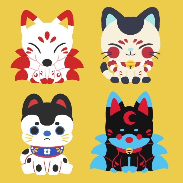 かわいい年賀状作ります あなただけの和風かわいい年賀状！ イメージ2