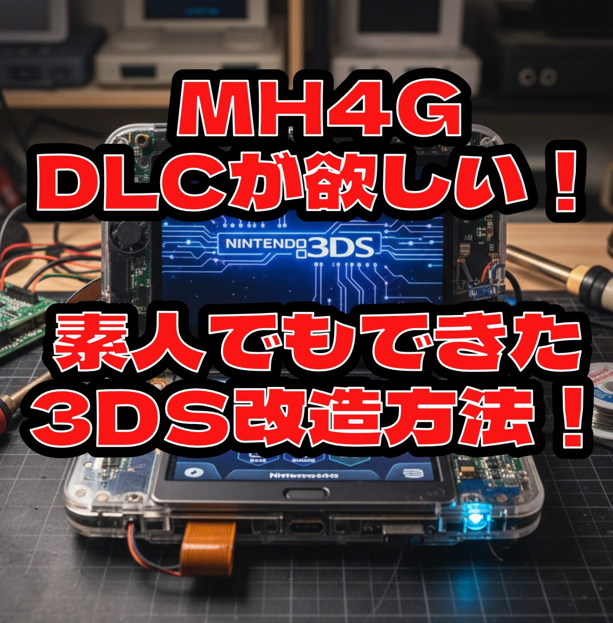 MH4GのDLCをインストール方法アドバイスします 改造初心者でもできた方法を出来るだけ細かく情報提供 イメージ1