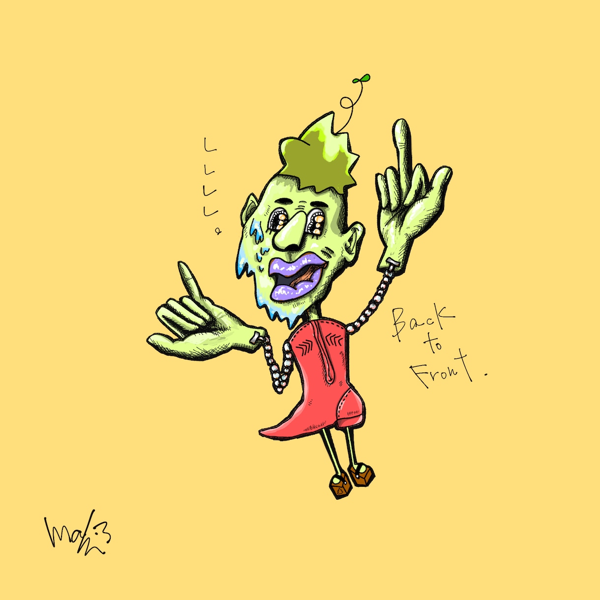 ユニークで個性的な絵を描きます 個性丸出しのイラスト描きます！ イメージ2