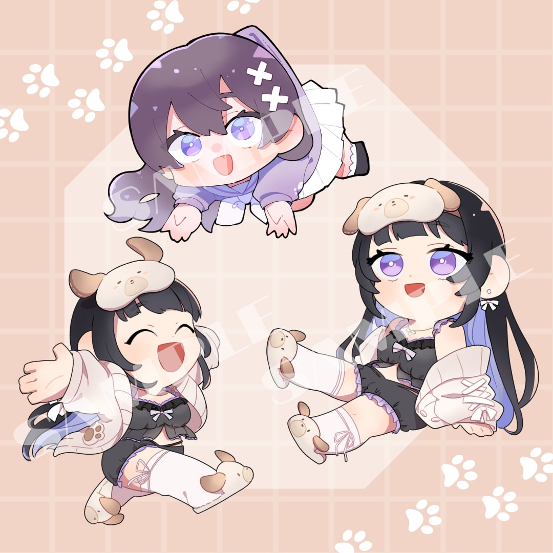 商用利用◎かわいいSDキャラのイラスト制作できます （IRIAM/Vtuber）返礼品・サムネ用お受けできます イメージ2
