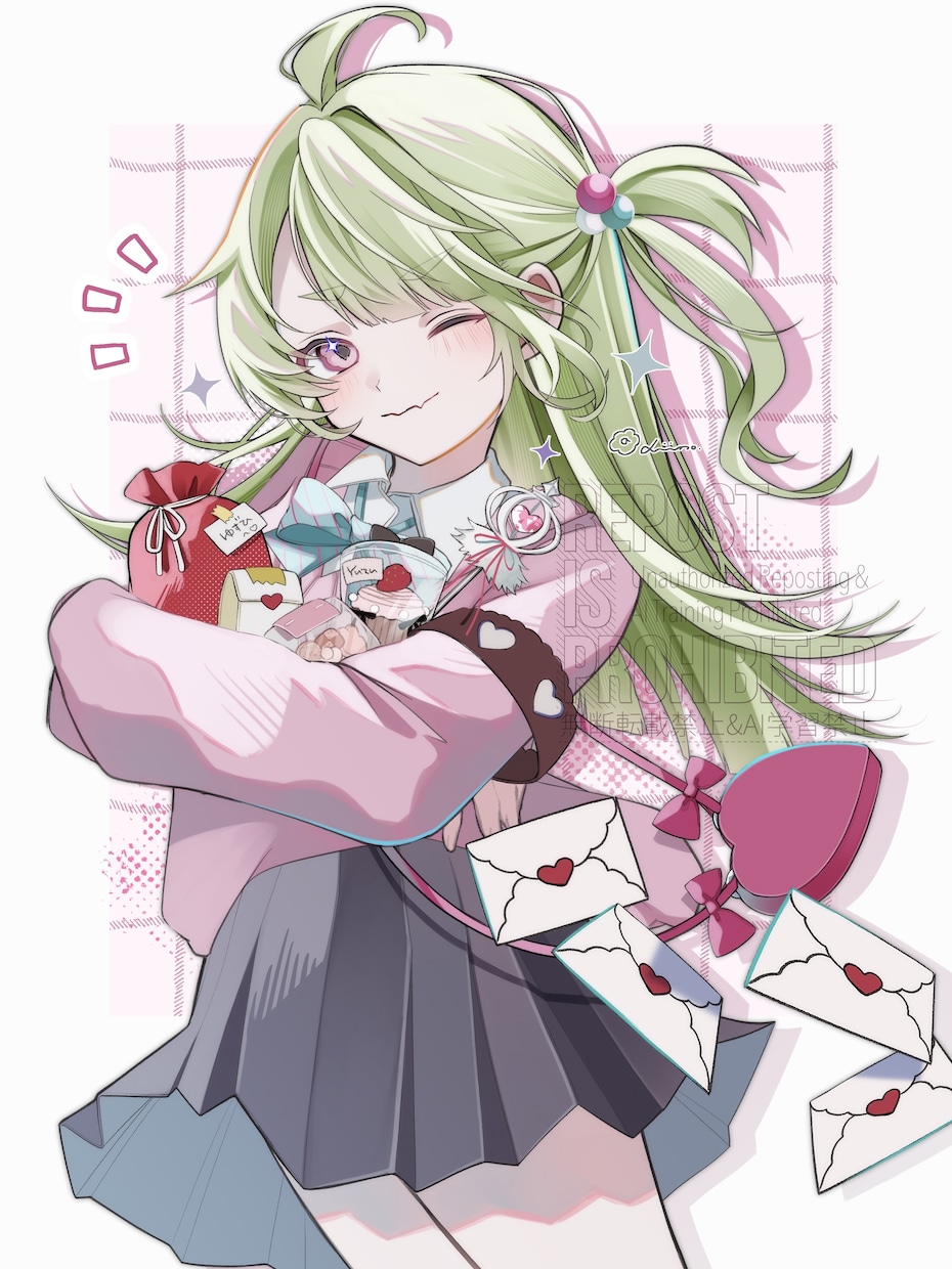 立ち絵・一枚絵・キービジュアル等幅広く描きます 淡色ポップでトレンド感のある配信映えキャラクターイラスト イメージ2