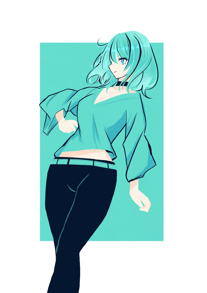 フラットデザインなキャライラストを描きます スマートフォンの壁紙やSNSアイコンなどにおすすめです！ イメージ2