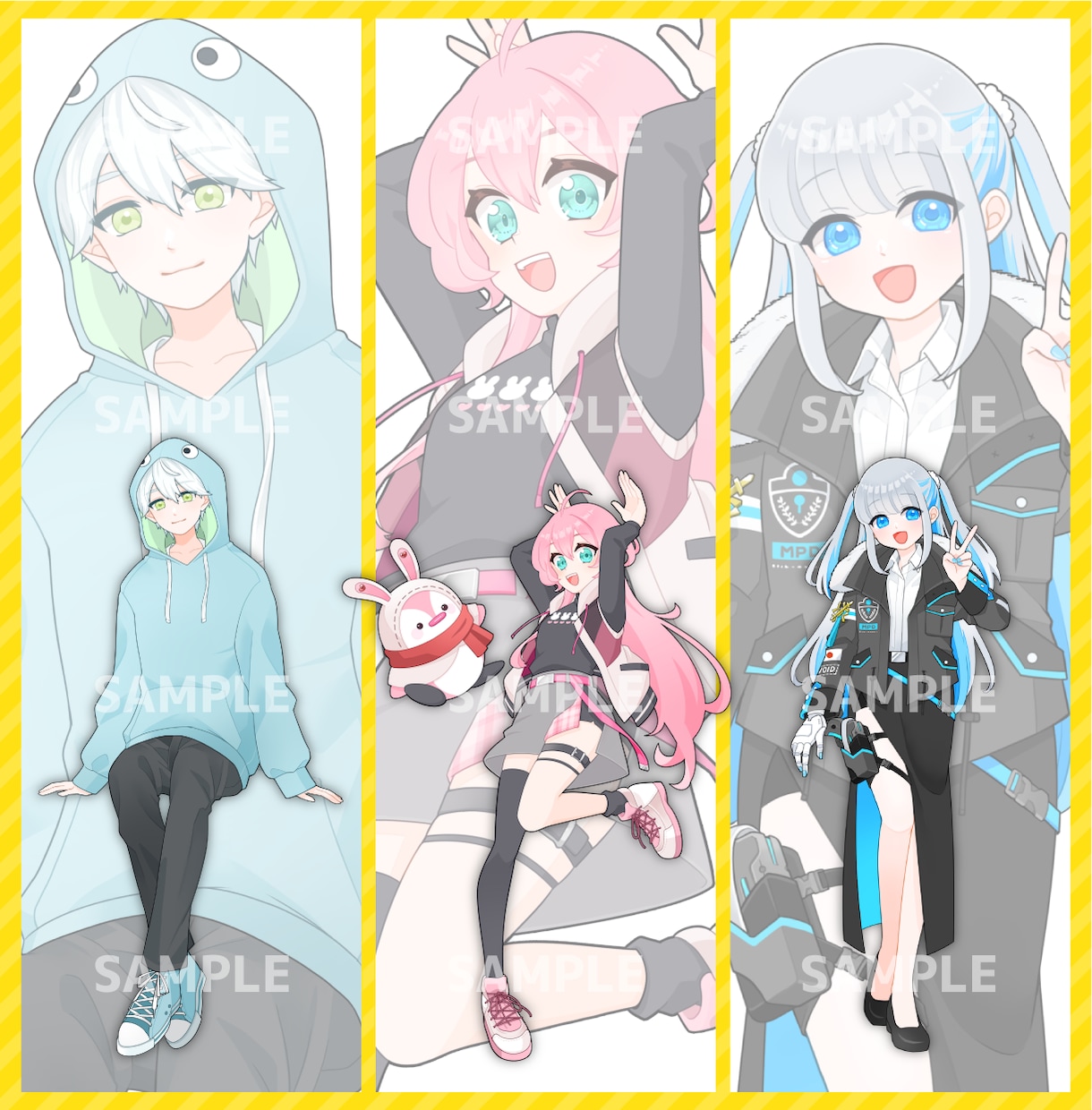 配信活動に！TRPGに！【立ち絵】描きます ＊ポップでかわいい人物・キャラクターイラスト＊ イメージ4