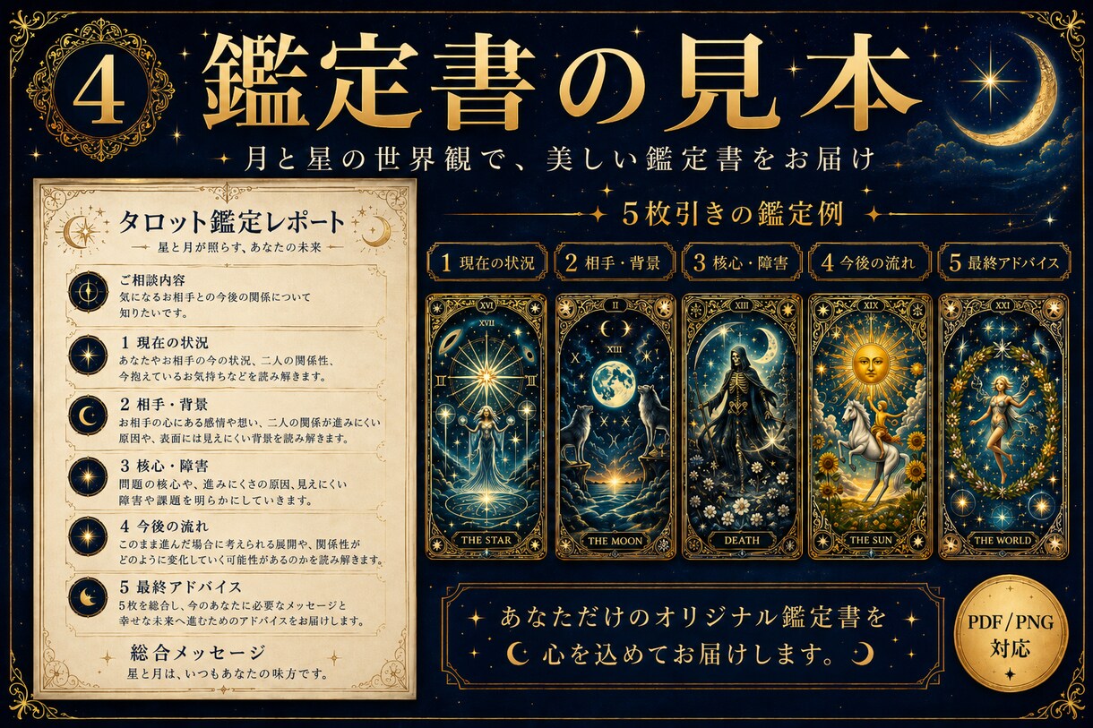 恋愛専門/あなたの心を軽くします 【鑑定書付き】迷った心を整え、幸せの一歩へ導きます イメージ5