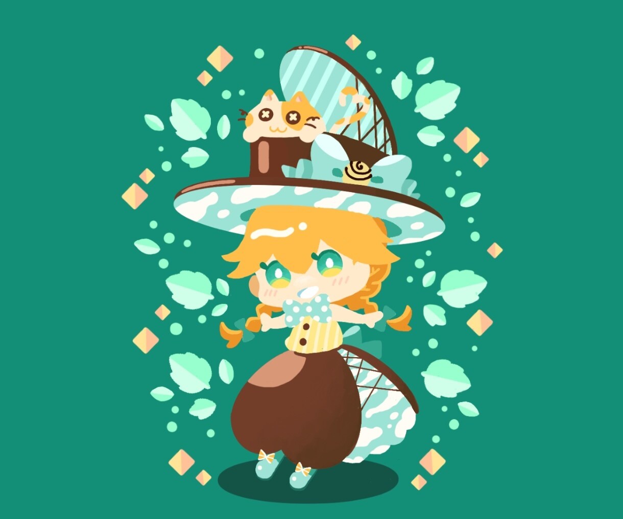 ポップでゆるかわいいミニキャラ描きます ◎商用利用可、マスコットキャラクター、子供向けイラストなどに イメージ4