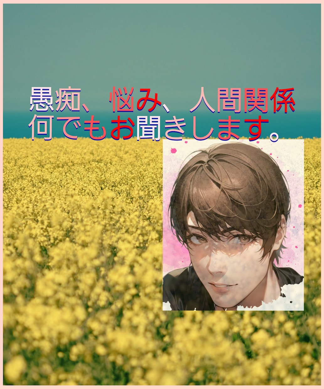 あなたの心によりそいます 愚痴、悩み、恋愛、些細なことでもお聞きします。 イメージ1