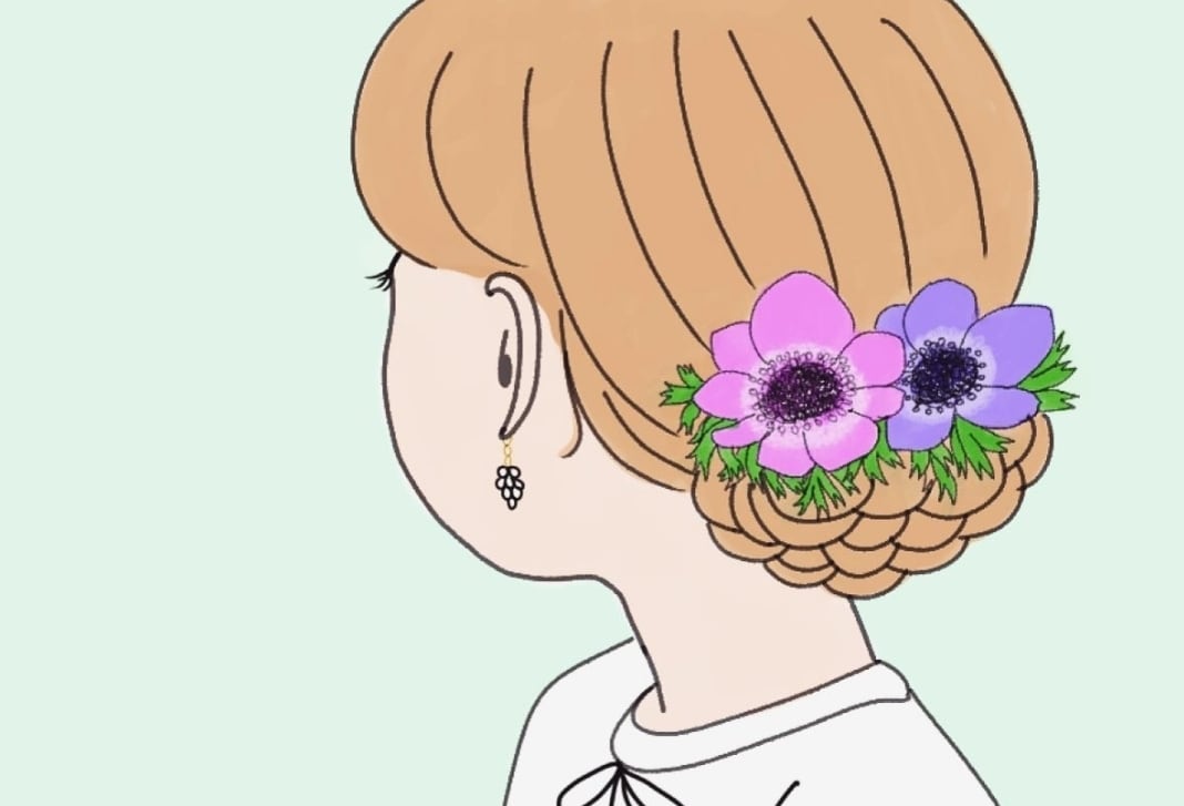 後ろ姿のイラストを作成します 雰囲気に合った可愛くシンプルなイラストを描きます イメージ2