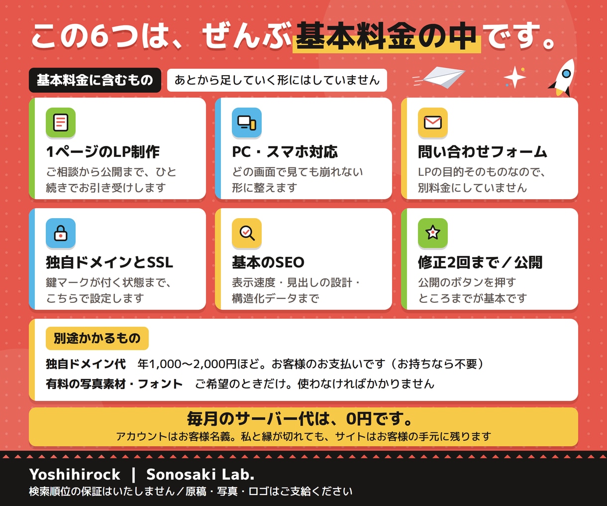 集客まで考えた高速LPを制作します デザインだけで終わらない｜表示速度・SEO・スマホ対応まで イメージ2