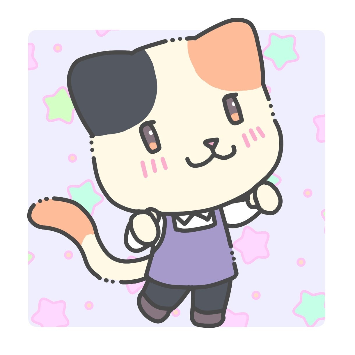 2種から選べる！/デフォルメイラスト描きます 【獣人/ケモノ特化】ファンシー派？ポップ派？選べるデフォルメ イメージ2