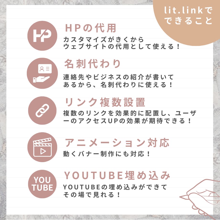 lit.link(リットリンク)制作します 高品質！ビジネスの動線、オリジナルの世界観を出したい人に イメージ2