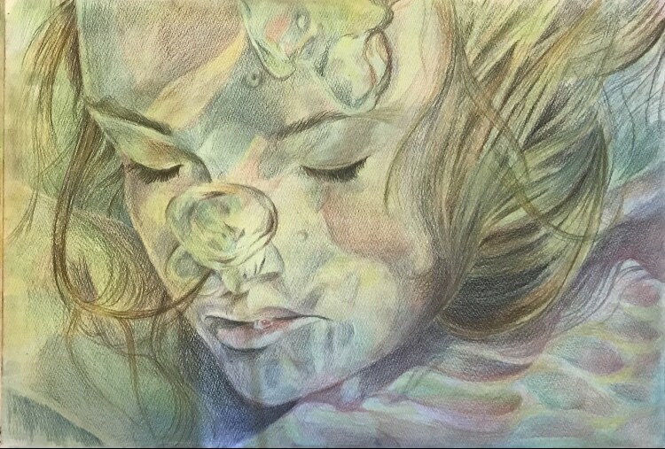 色鉛筆で綺麗な絵を描きます 水を色鮮やかに描けます✨ご家族への贈り物にもどうぞ！ イメージ6