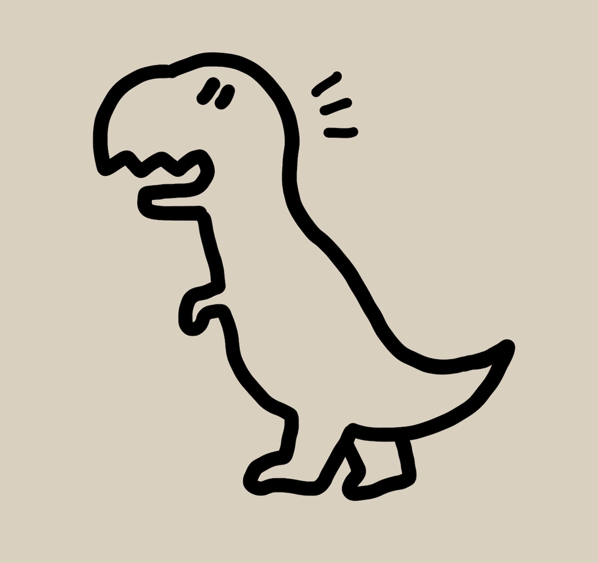 恐竜のイラスト描きます 恐竜好きなお子さまやお友達へのプレゼントにどうぞ！ イメージ1