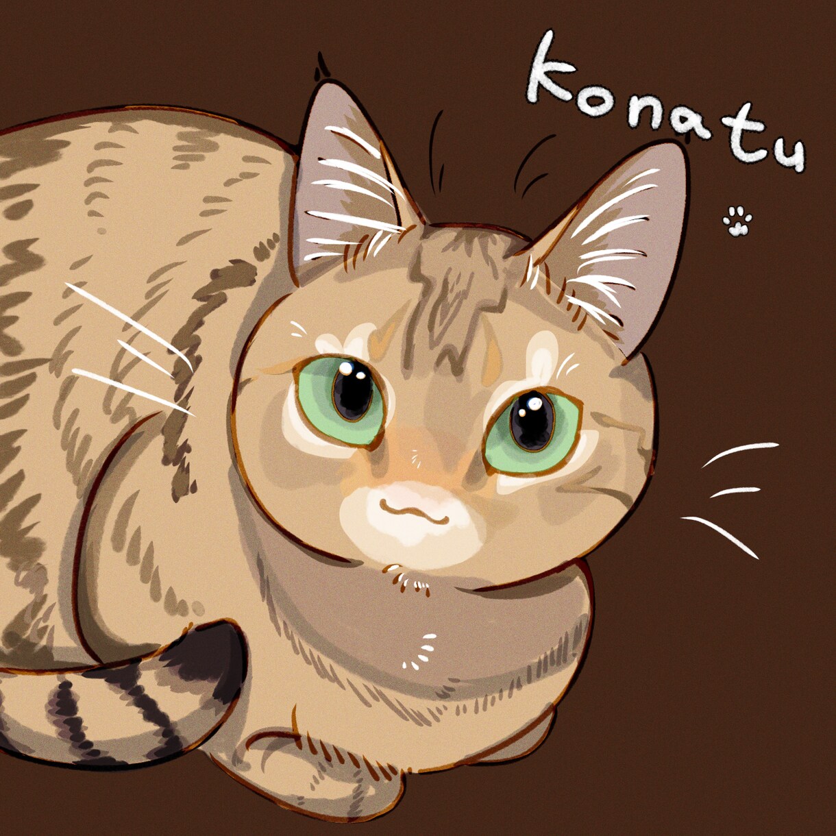 貴方の愛猫描きます 愛猫をアイコンに！見る度ほんわかします♪ イメージ2